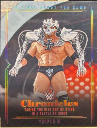 Triple H #HHH-44 Wrestling Cards 2022 Panini Chronicles WWE It's All About the Game