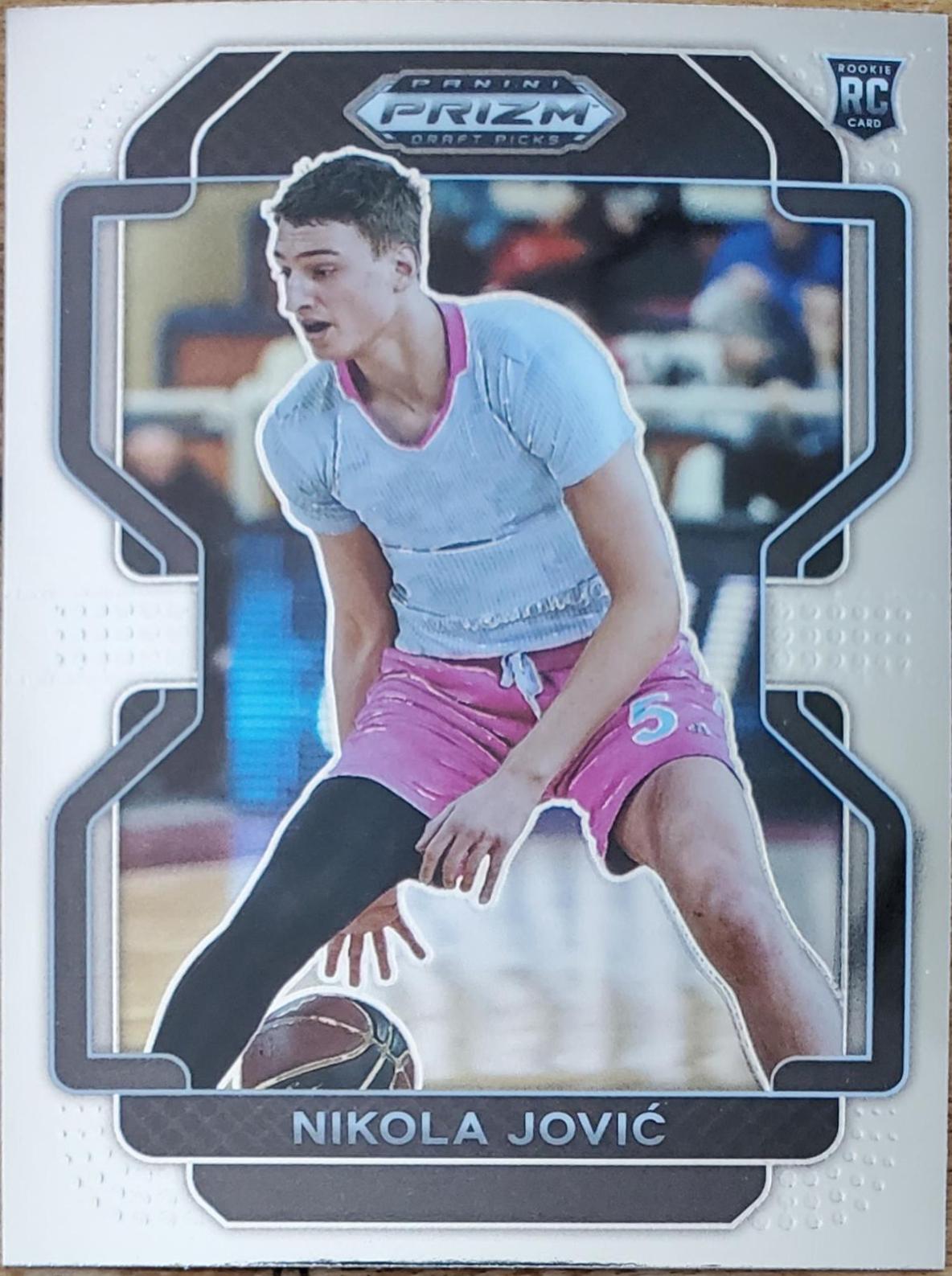 Nikola Jovic #75 Basketball Cards 2022 Panini Prizm Draft Picks