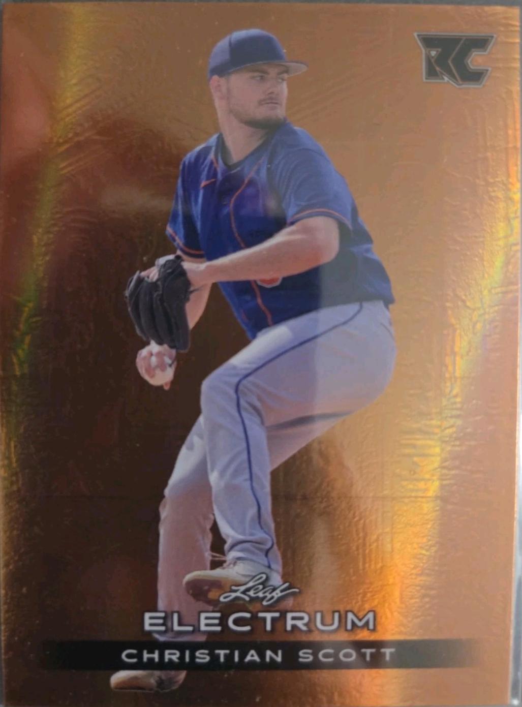 Christian Scott #74 2024 Leaf Electrum Baseball