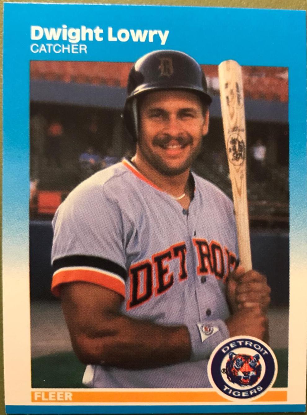 Dwight Lowry #157 Baseball Cards 1987 Fleer