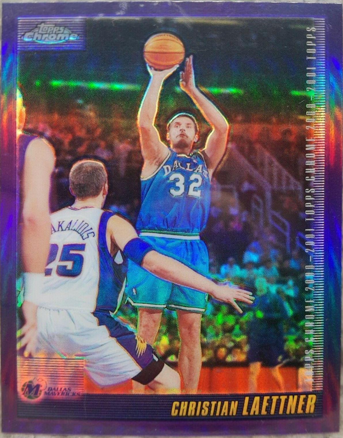 Christian Laettner #56 Basketball Cards 2000 Topps Chrome