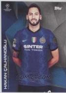 Hakan Calhanoglu #HACA Soccer Cards 2021 Topps UEFA Champions League Summer Signings