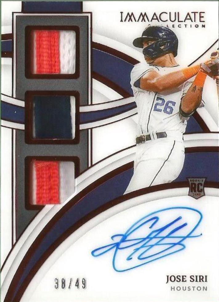 Jose Siri [Patch Autograph Red] #132