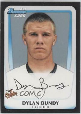 Dylan Bundy #BDPP18 Baseball Cards 2011 Bowman Draft Prospects
