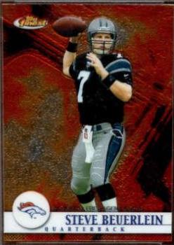 Steve Beuerlein #12 Football Cards 2001 Topps Finest