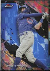 Dansby Swanson [Blue Refractor] #105 Baseball Cards 2024 Topps Finest Prices