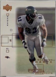 Shannon Sharpe #7 Football Cards 2001 Upper Deck Pros & Prospects