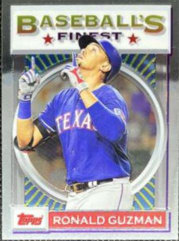 Ronald Guzman #179 2020 Topps Finest Flashbacks Baseball