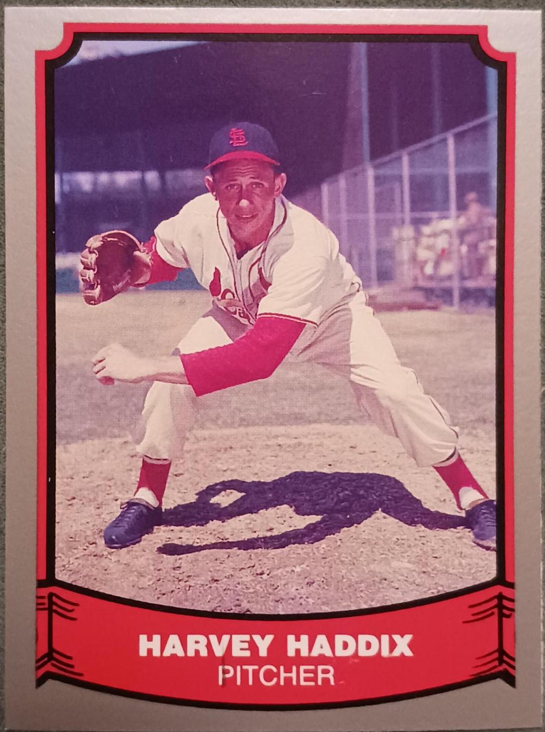 Harvey Haddix #11 Baseball Cards 1989 Pacific Legends