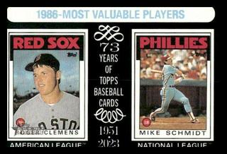 Mike Schmidt / Roger Clemens