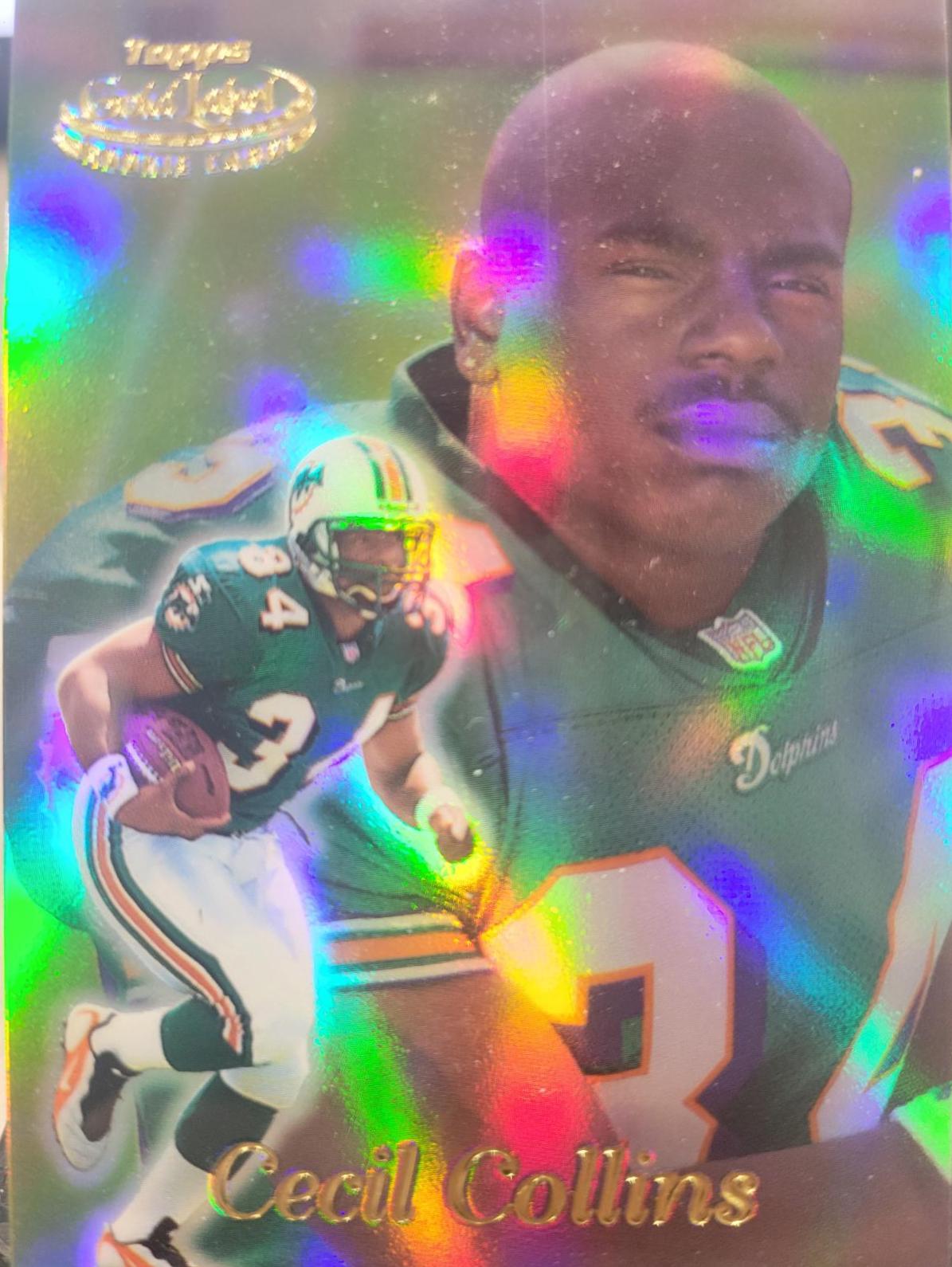 Cecil Collins #6 Football Cards 1999 Topps Gold Label