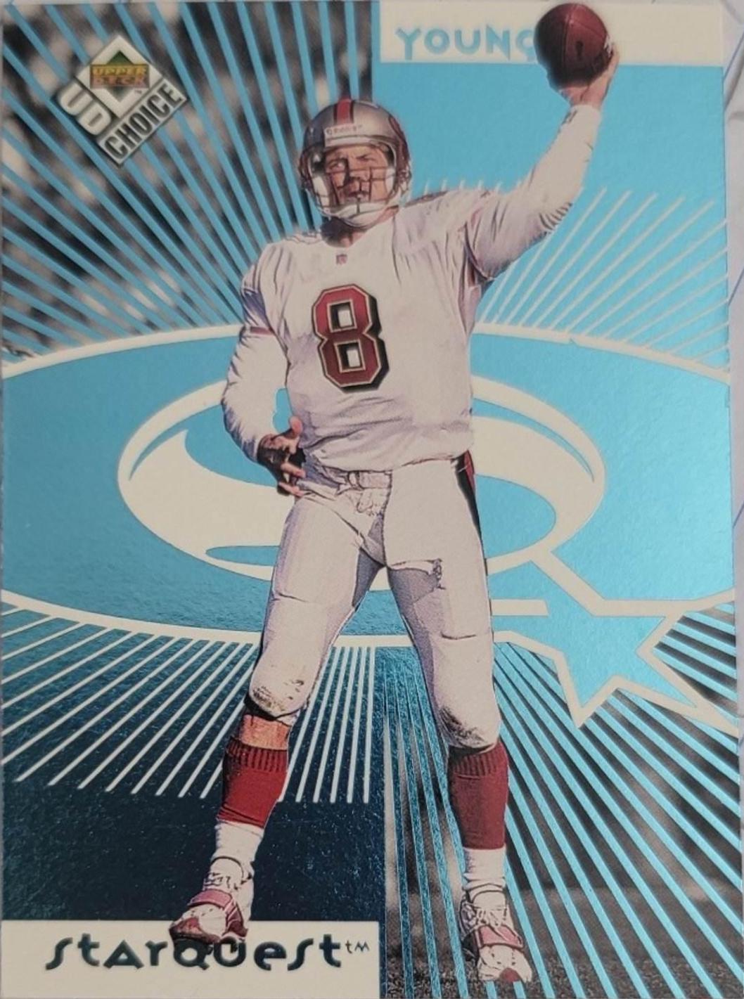 Steve Young #9 Football Cards 1998 Upper Deck UD Choice Starquest