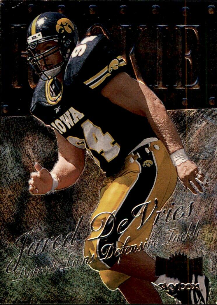 Jared DeVries #238 Football Cards 1999 Metal Universe