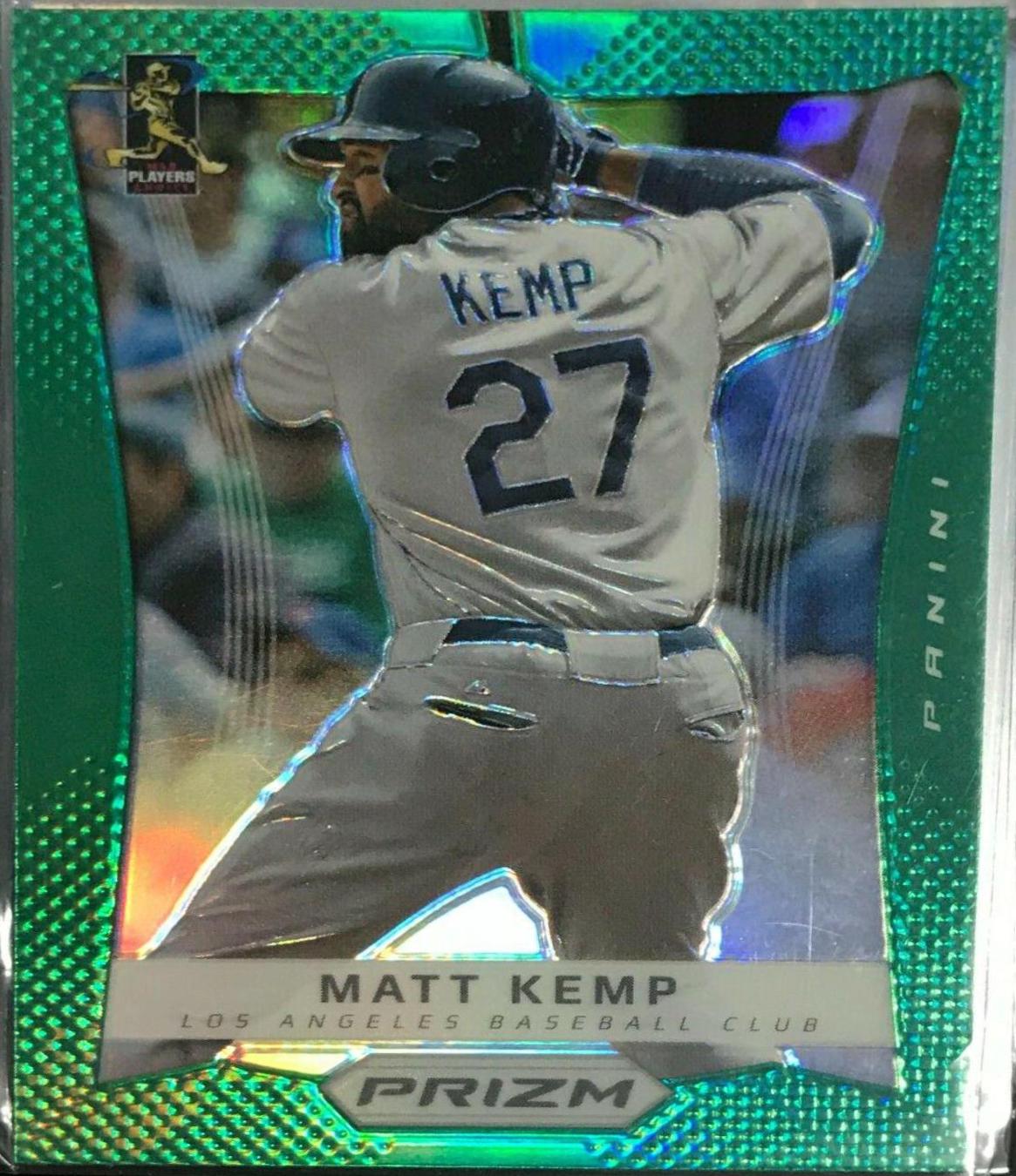 Matt Kemp #3 Baseball Cards 2012 Panini Prizm