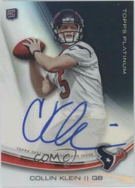 Collin Klein #A-CK Football Cards 2013 Topps Platinum Autograph