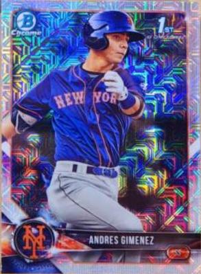 Andres Gimenez #BCP-72 Baseball Cards 2018 Bowman Chrome Prospects