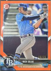Nick Solak [Orange] #BD-46 Baseball Cards 2018 Bowman Draft Prices