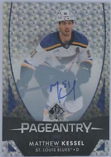 Matthew Kessel #P-76 Hockey Cards 2023 SP Authentic Pageantry Autograph