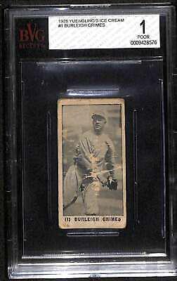 Burleigh Grimes #1 Baseball Cards 1928 Yuengling's Ice Cream