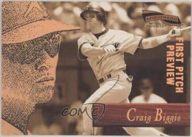 Craig Biggio #25 Baseball Cards 1996 Pinnacle Aficionado