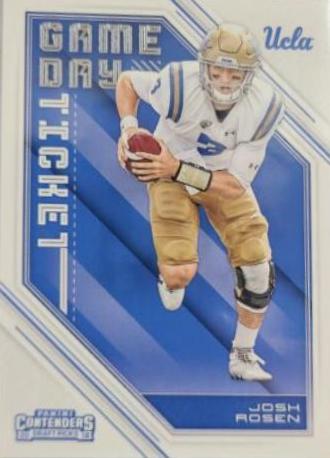 Josh Rosen #2 Football Cards 2018 Panini Contenders Draft Picks Game Day Ticket