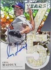 Greg Maddux #75YA-GMX Prices | 2026 Topps 75 Years Of Topps Die