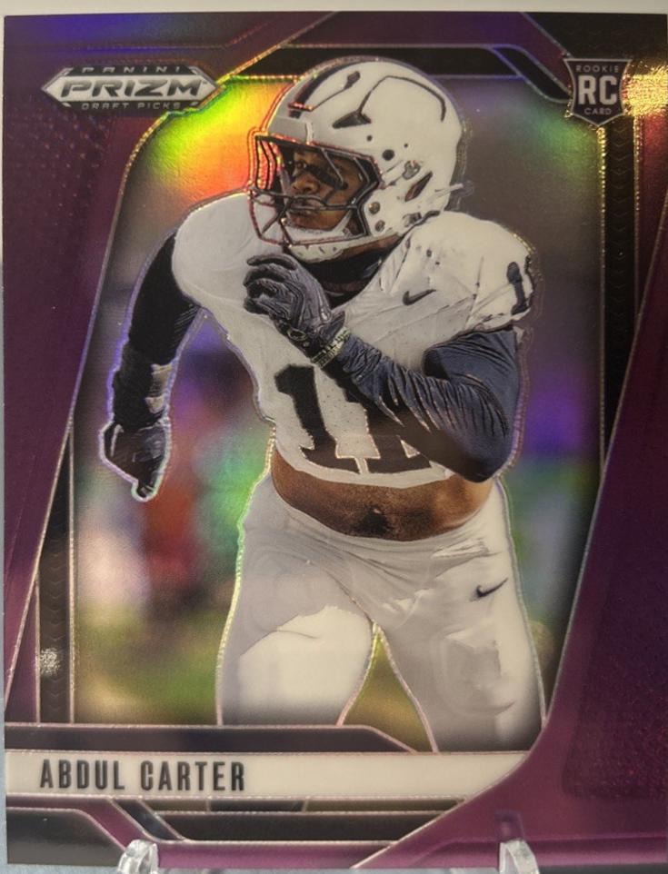 Abdul Carter [Purple] #102 Prices | 2025 Panini Prizm Draft Picks