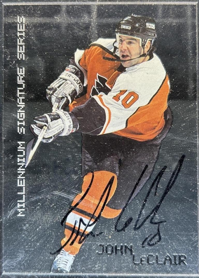 John LeClair #179 1999 Be A Player Millennium Signature Series Hockey