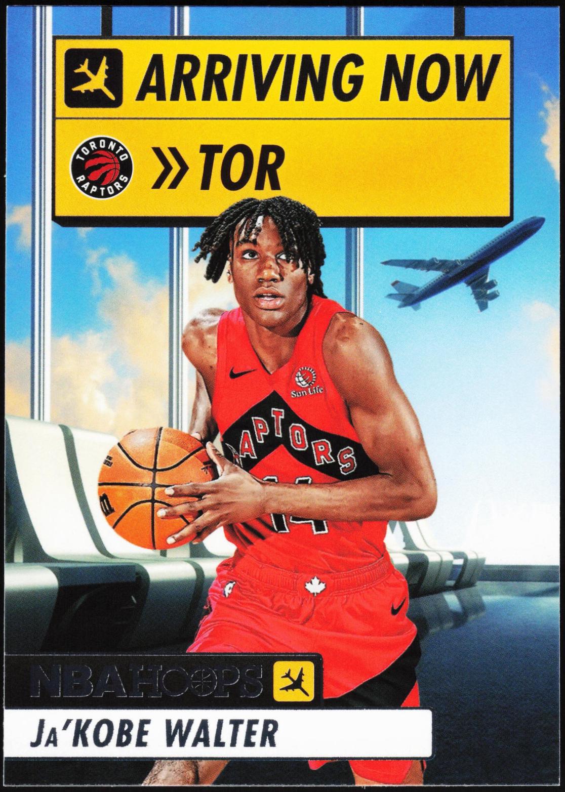 Ja'Kobe Walter #20 Basketball Cards 2024 Panini NBA Hoops Arriving Now