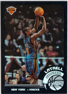 Latrell Sprewell Black Refractor