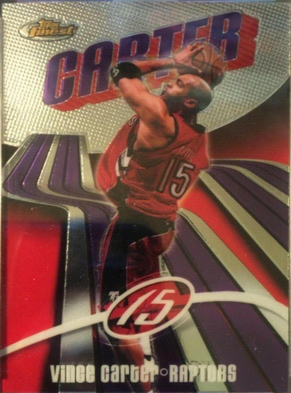 Vince Carter #15 Basketball Cards 2003 Finest