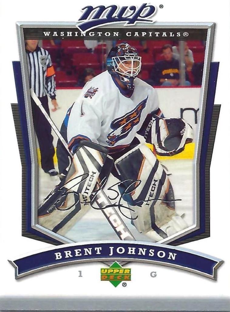 Brent Johnson #75 Hockey Cards 2007 Upper Deck MVP