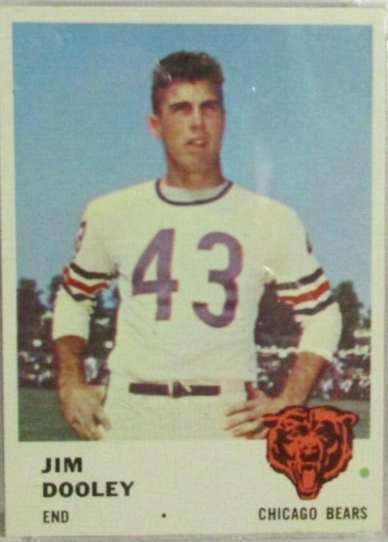 Jim Dooley #4 Football Cards 1961 Fleer