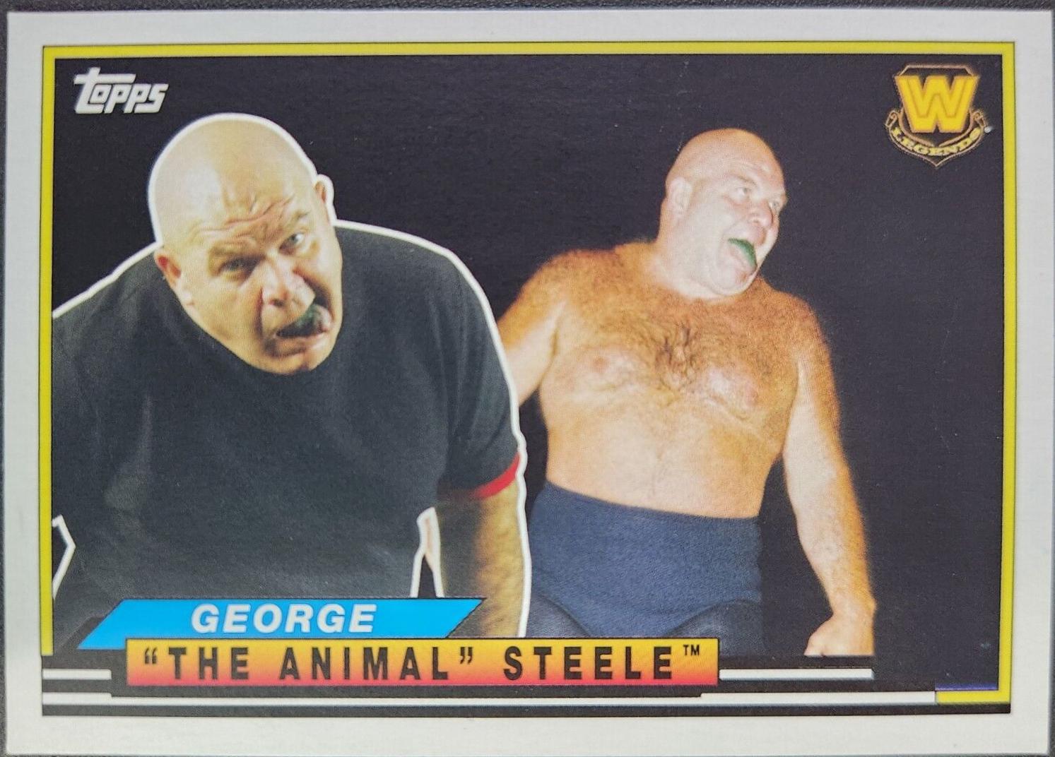 George 'The Animal' Steele #BL-16 Wrestling Cards 2018 Topps WWE Heritage Big Legends