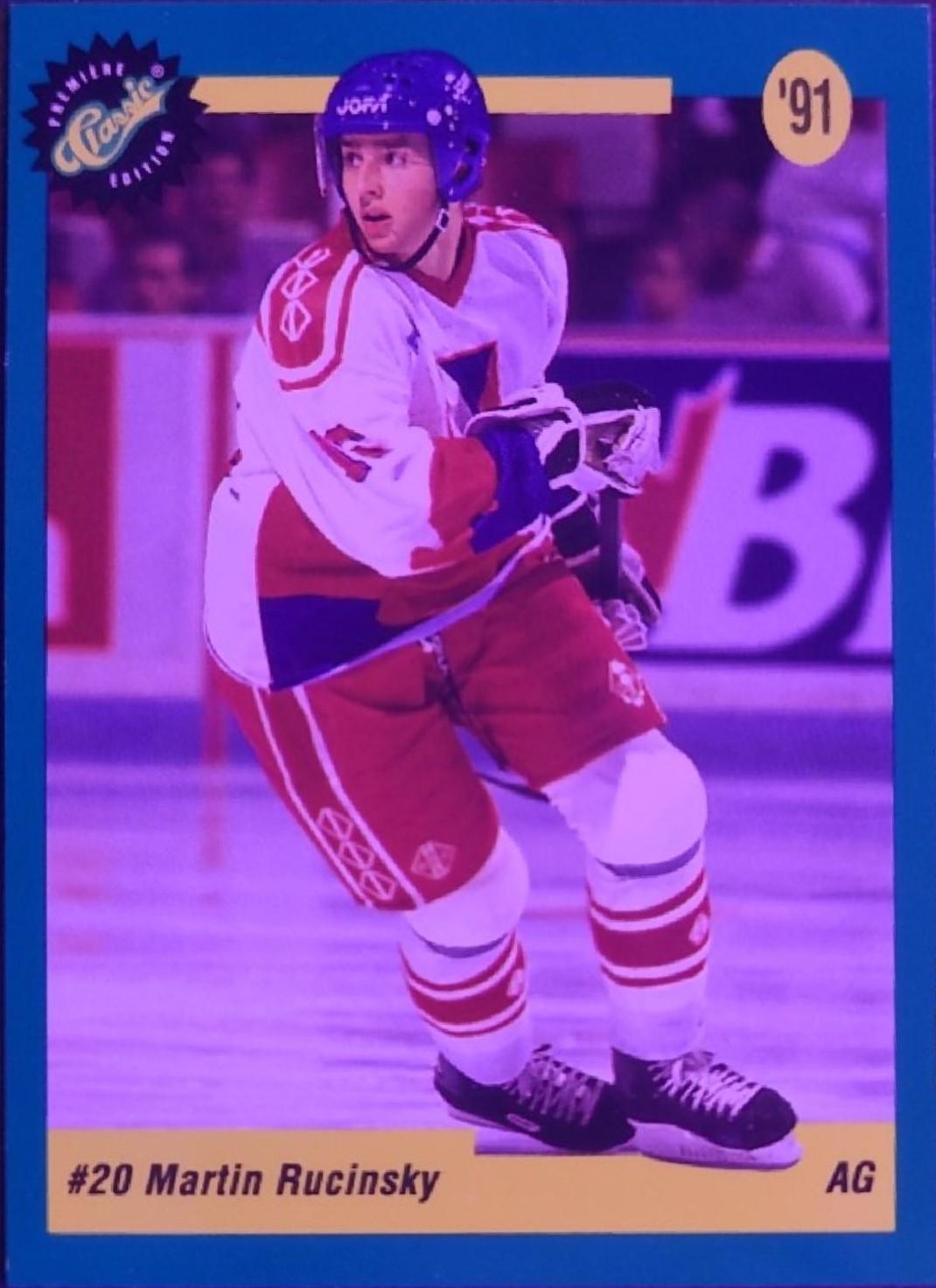 Martin Rucinsky #17 Hockey Cards 1991 Classic Draft Picks Promo