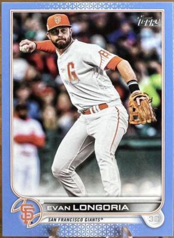 Evan Longoria [Father's Day Powder Blue] #617