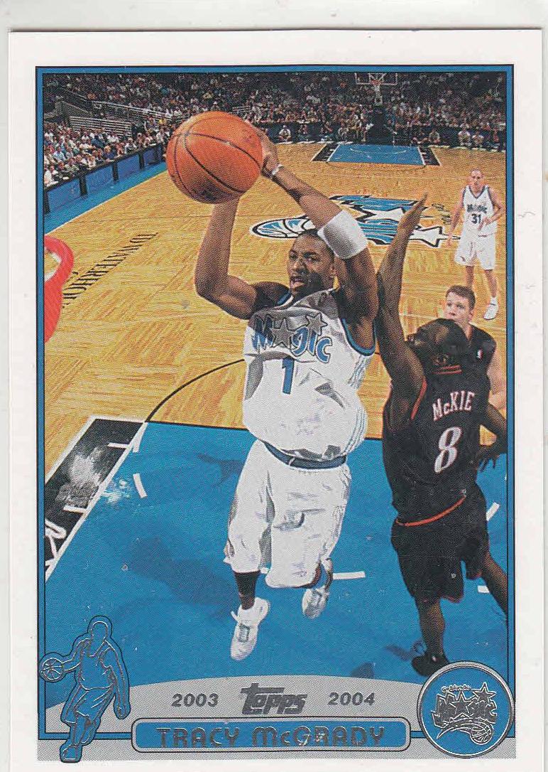 Tracy McGrady #1 Basketball Cards 2003 Topps