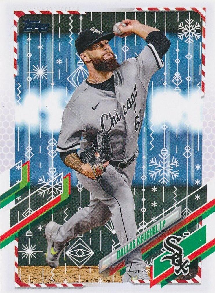 Dallas Keuchel #HW-111 Baseball Cards 2021 Topps Holiday Mega Box