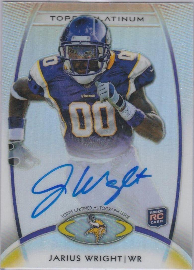 Jarius Wright [Purple Refractor Autograph] #135