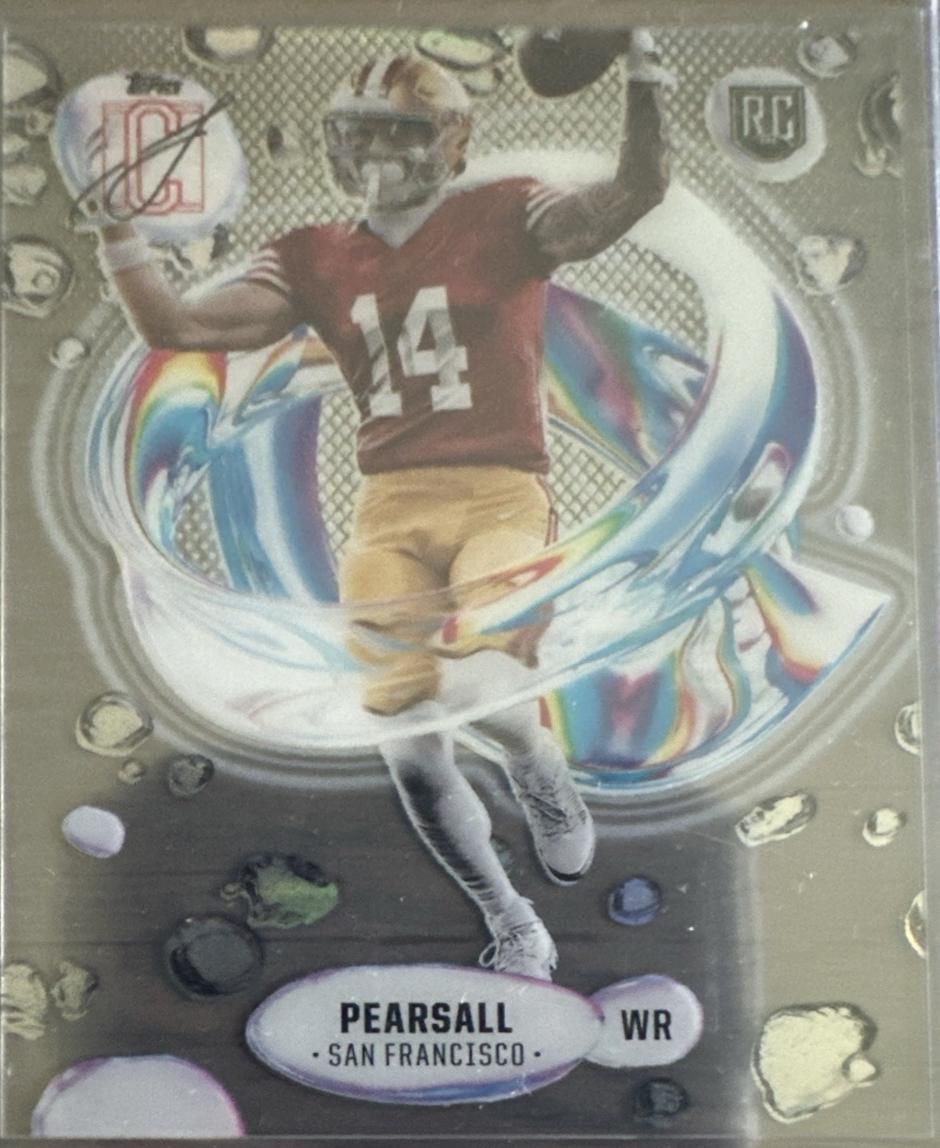 Ricky Pearsall #F-11 Football Cards 2024 Topps Signature Class Fluidity