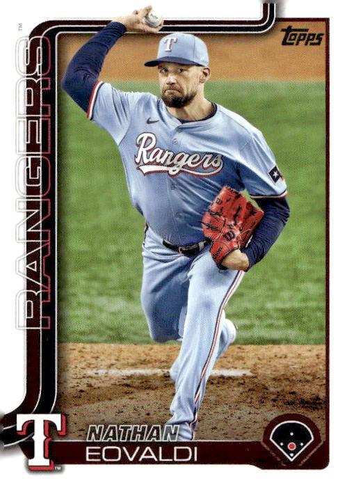 Nathan Eovaldi #130 Baseball Cards 2025 Topps