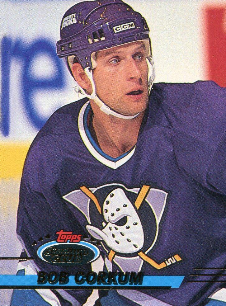 Bob Corkum #284 Hockey Cards 1993 Stadium Club