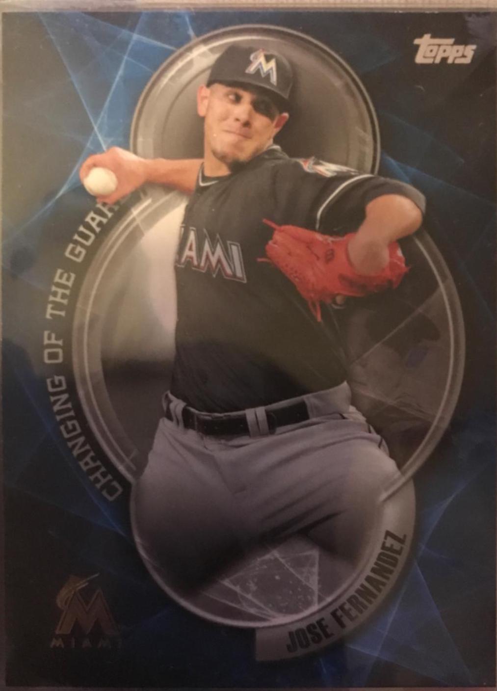 Jose Fernandez #CGT-10 Baseball Cards 2016 Topps Changing of the Guard