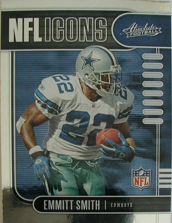 Emmitt Smith #4 Football Cards 2019 Panini Absolute NFL Icons