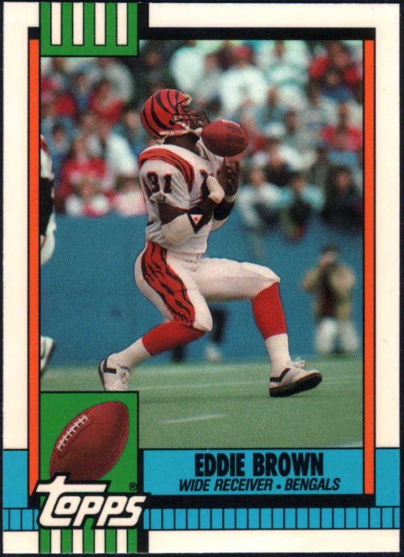 Eddie Brown #272 Football Cards 1990 Topps