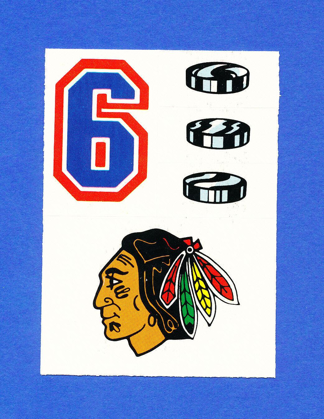 Chicago Blackhawks #21 Hockey Cards 1985 Topps Stickers