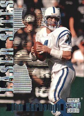 Jim Harbaugh #LS5 Football Cards 1996 Stadium Club Laser Sites