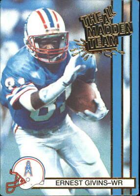 Ernest Givins #34 Football Cards 1990 Action Packed All Madden