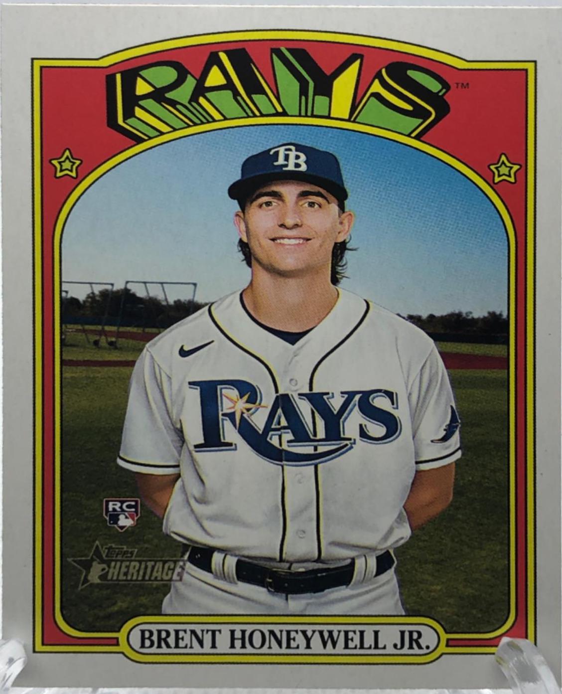 Brent Honeywell Jr #523 Baseball Cards 2021 Topps Heritage