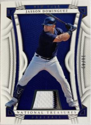 Jasson Dominguez #5 Baseball Cards 2023 Panini National Treasures
